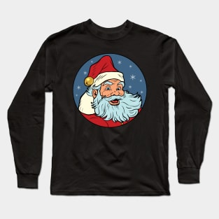 Pop Art Santa Long Sleeve T-Shirt